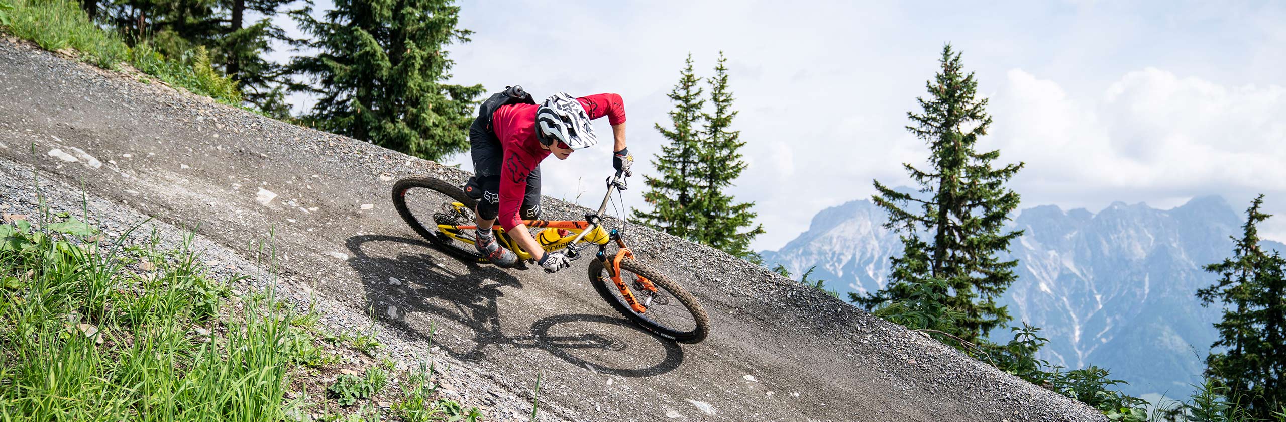 Biken Downhill Strecken in Saalbach