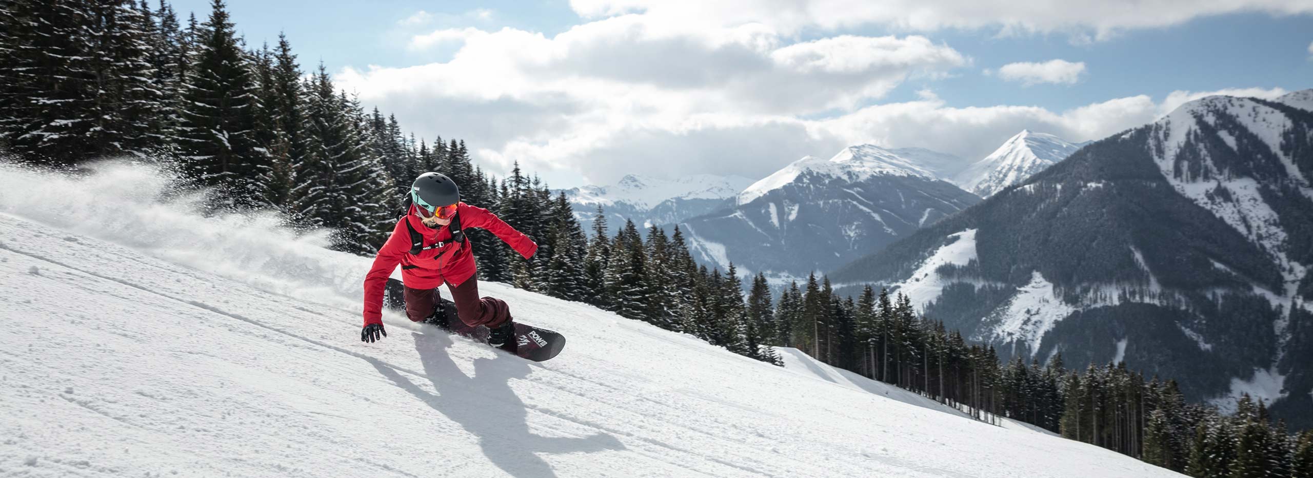 Skifahren und Snowboarden Saalbach Hinterglemm