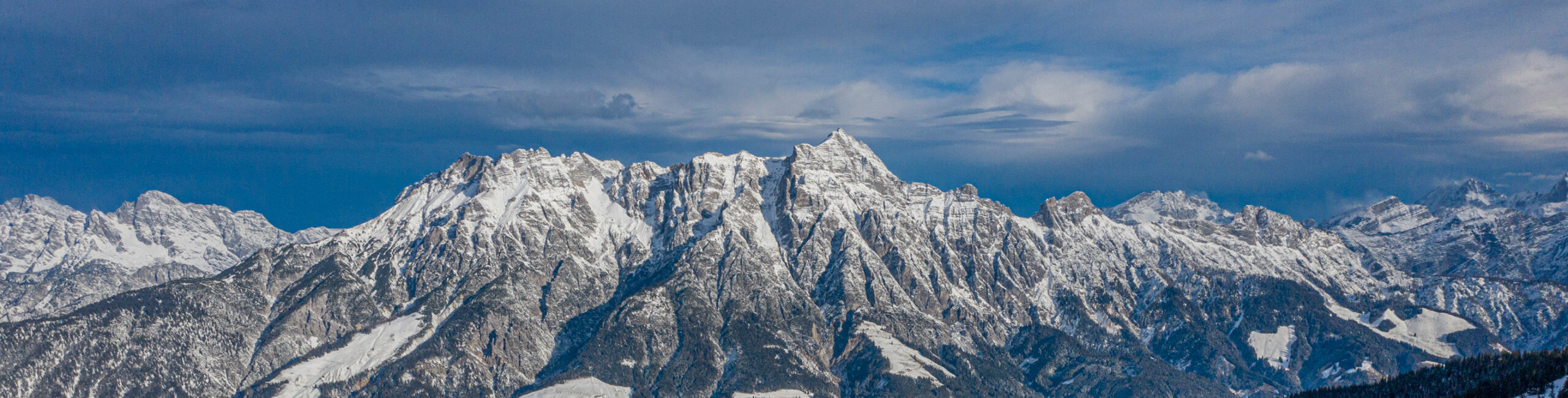 Bergpanorama Winter